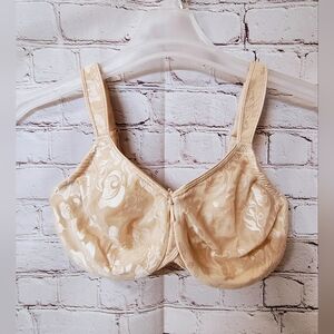 Wacoal Awareness Underwire Beige Embroidered Bra 36DDD